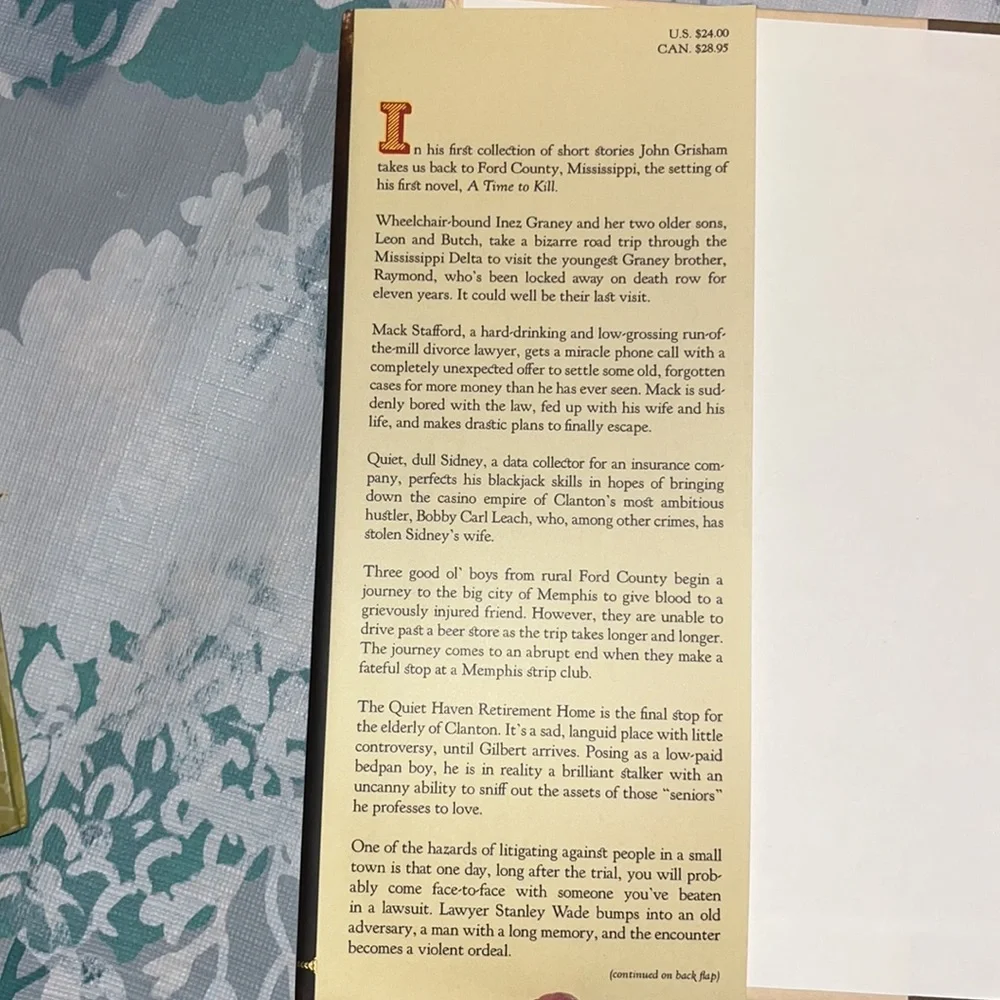 Ford County: Short Stories by John Grisham First Edition Hardcover EUC